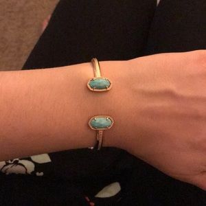 Rose Gold & Turquoise Elton Bracelet Kendra Scott